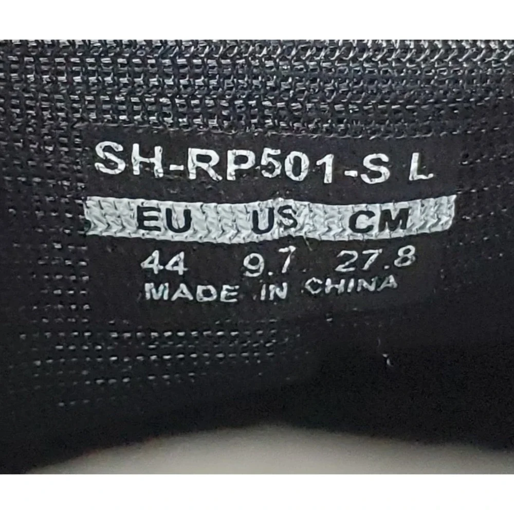 Shimano RP5 BOA Cycling Shoes Mens 44 Road Bike Black Carbon 9.7 US